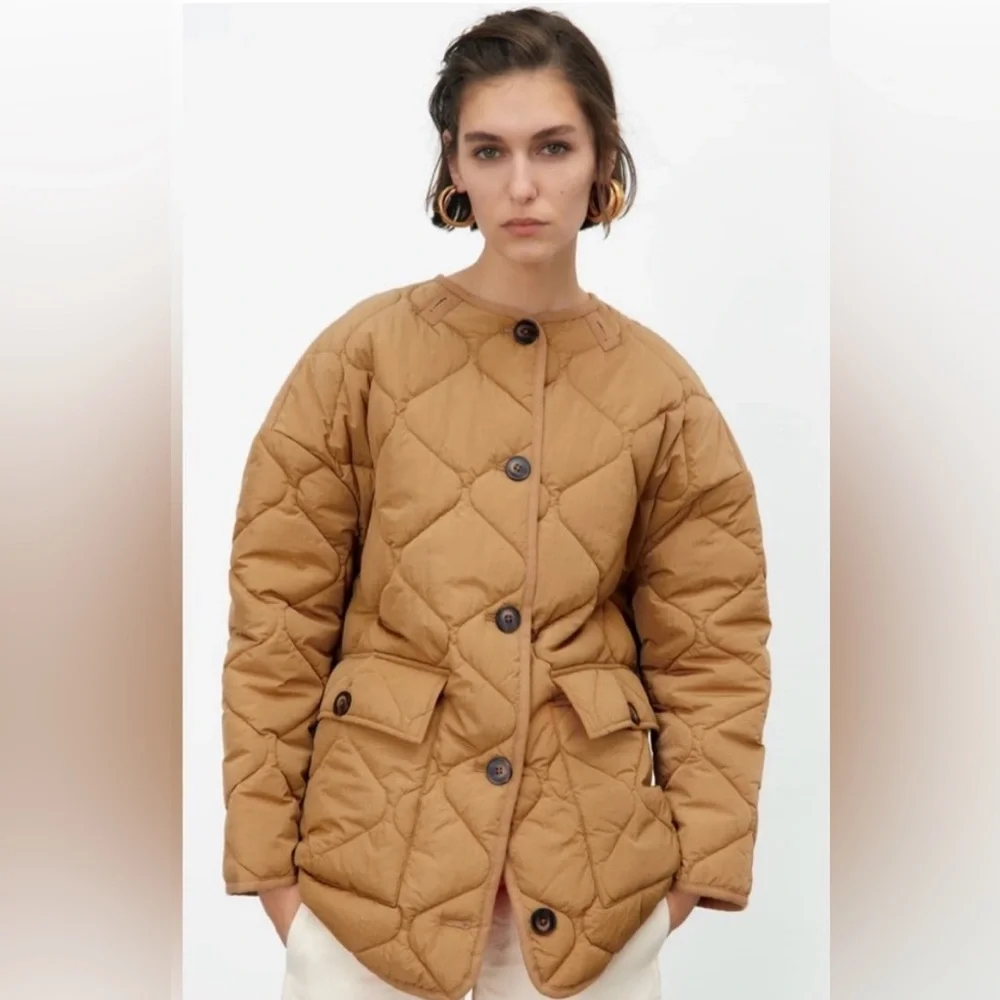 ZARA Oversized Puffer Jacket - Picture 3 of 8